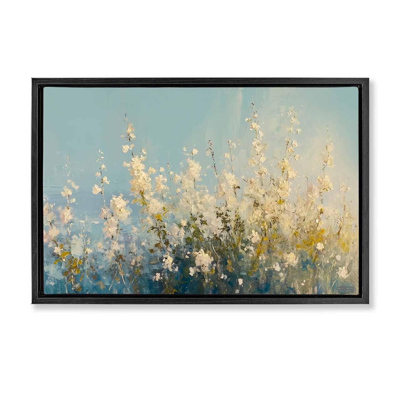 Stupell Industries Blooming Spring Garden Framed Floater Canvas Wall Art Design by RB